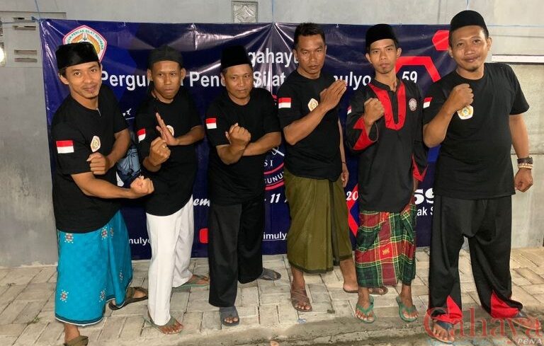 Foto bersama jajaran pengurus PS Sarimulyo Gunungsari usai kegiatan peringatan HUT ke 59 Perguruan