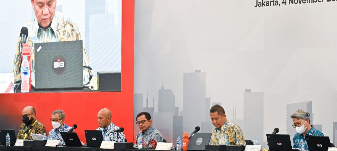 PT Semen Indonesia (Persero) Tbk (SIG) (Perseroan) menyelenggarakan Rapat Umum Pemegang Saham Luar Biasa (RUPSLB) 2022 di Jakarta, Jumat (4/11/2022).