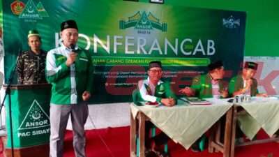 Secara Aklamasi, Iksan Minarso Pimpinan PAC GP Ansor Sidayu