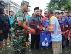 3 Kecamatan Terendam Banjir Akibat Luapan Kali Lamong, Bupati Gresik : Kita Akan Bergerak Cepat Untuk Melakukan Pengendalian