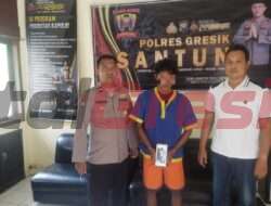 Bobol Rumah Tetangganya Sendiri Saat Tarawih, Warga Desa Purwodadi Sidayu Diringkus Polres Gresik