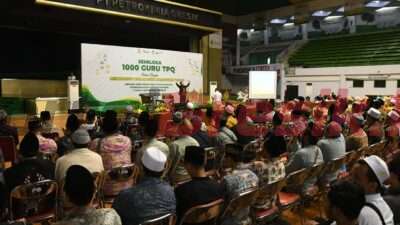 Sharing Session pada Semiloka 1000 Guru TPQ Gresik,Rabu (29/3/2023).
