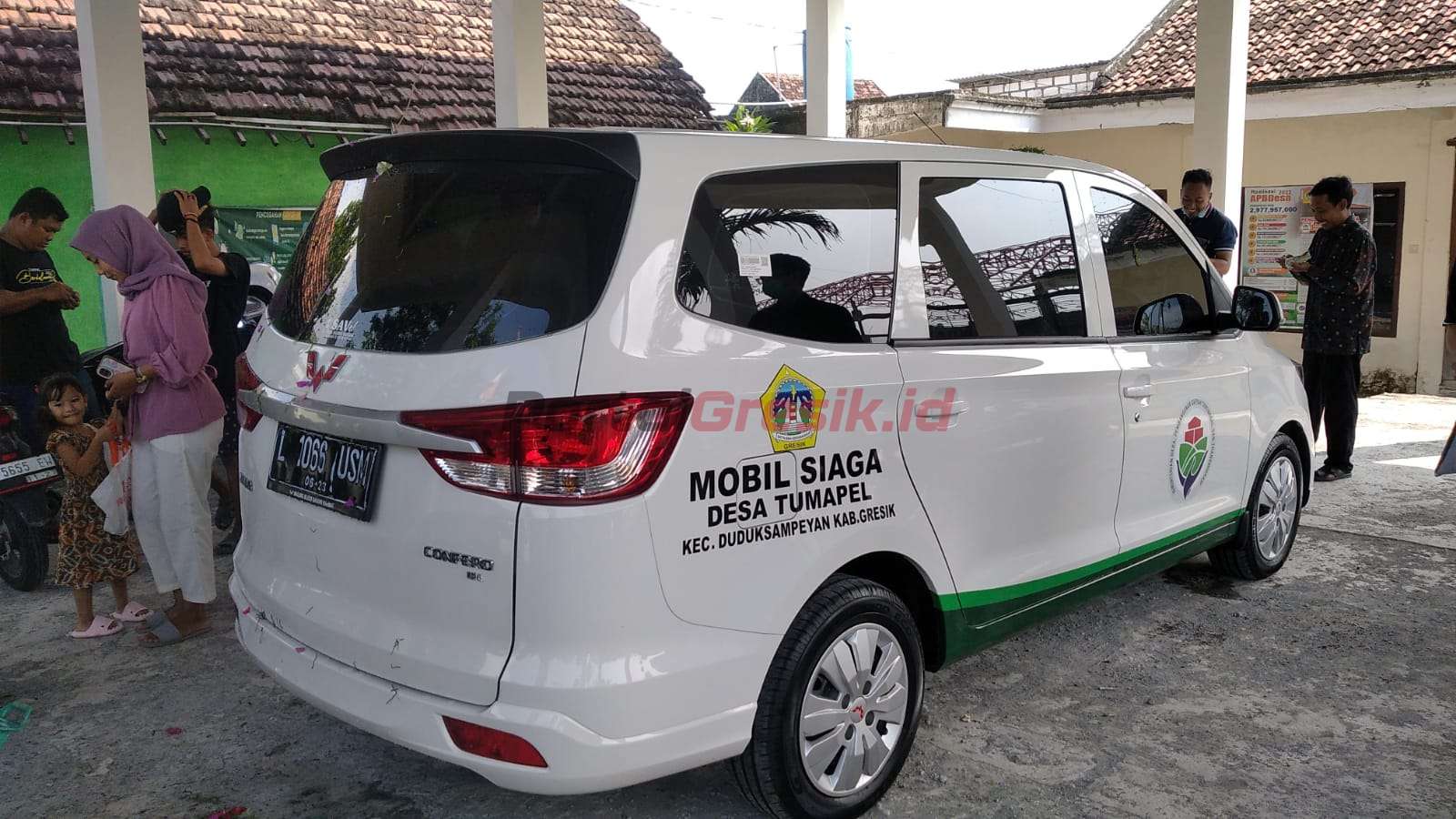 Mobil siaga Desa Tumapel Kecamatan Duduksampeyan Kabupaten Gresik dari anggaran dana desa (DD) tahun 2023