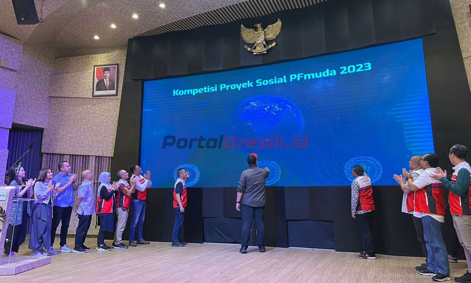 Pembukaan acara Indonesian Social Leaders Expo 2023 bertempat di Makara Art Center Universitas Indonesia, Selasa (23/05/2023).