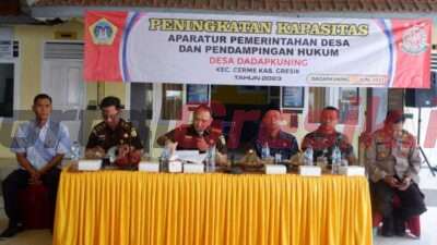 Ajak Tidak Korupsi, Kejari Gresik Berikan Penyuluhan Hukum Pada 5 Desa di Kecamatan Cerme