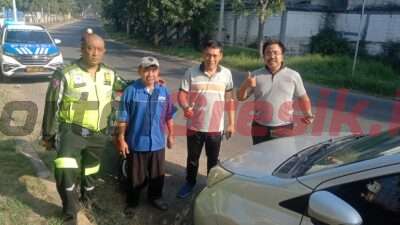 Dapat Laporan Ada Mobil Hilang, Satlantas Polres Gresik Berhasil Temukan Kurang Dari Satu Jam