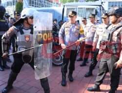 Jelang Pemilu 2024, Lakukan Pengecekan Polres Gresik Cek Peralatan Dalmas