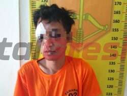 Lakukan Percobaan Pencurian Sepeda Motor, Maling Bersajam Berhasil Diringkus Polsek Kebomas Bersama Warga