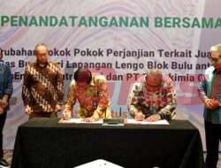 Amankan Suplai Gas Bumi Untuk Memenui Kebutuhan Eksisting, Petrokimia Gresik Lakukan Perpanjangan HOA Dengan Kris Energy