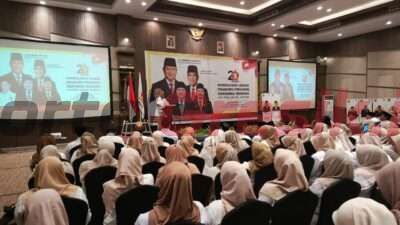 Hadiri Konsolidasi Akbar Kader Partai Gerindra se Gresik Lamongan, Ahmad Muzani : Kami Sudah Siapakan Langkah Memenangkan Prabowo di Jawa timur