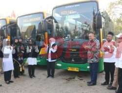 Diluncurkan Gubernur Khofifah Indar Parawansa, Trans Jatim Koridor III Rute Mojokerto – Balongpanggang Gresik Resmi Beroperasi