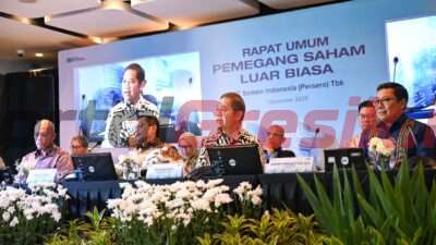 SIG menyelenggarakan Rapat Umum Pemegang Saham Luar Biasa (RUPSLB) 2023, di Jakarta, Jumat (1/12/2023).
