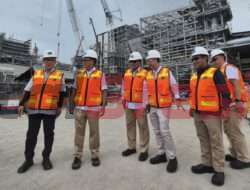 Tinjau Pembangunan Smelter Freeport Indonesia di JIIPE, Menteri ESDM Arifin Tasrif : Smelter Freeport Siap Beroperasi Juni 2024