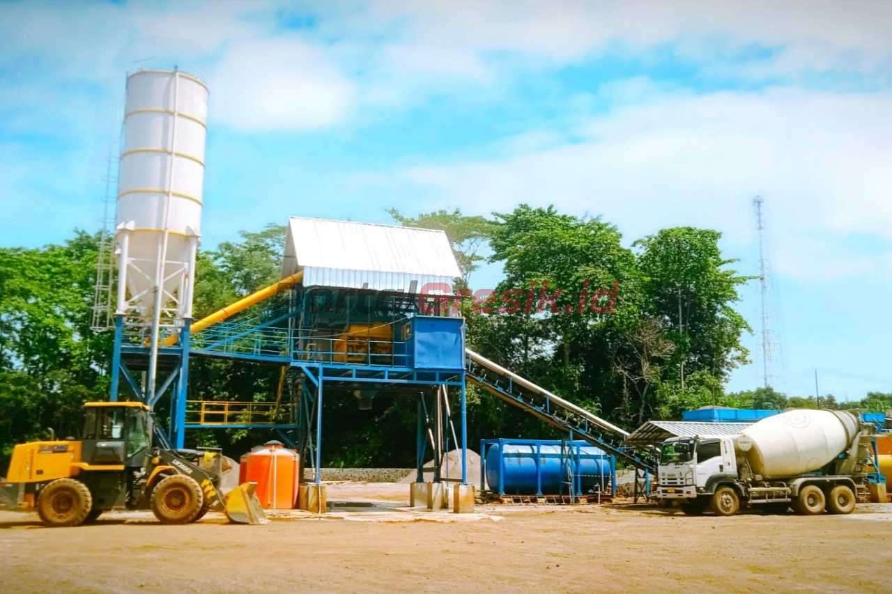 Ready-Mixed Batching Plant Subang dengan kapasitas produksi 60 m3/jam di Kecamatan Purwadadi, Subang, Jawa Barat.