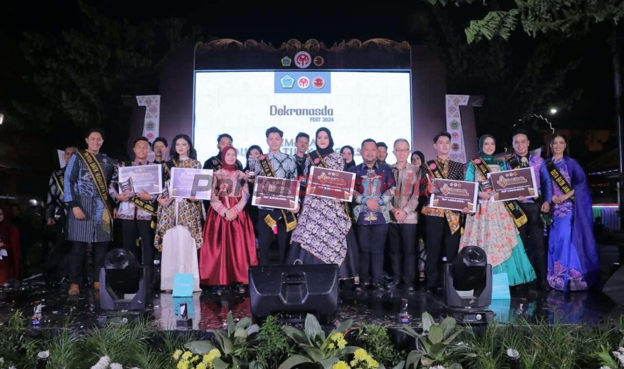 Pemilihan Duta Batik Gresik 2024 menutup rangkaian puncak malam Dekranasda Fest 2024