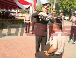 51 Personel Polres Gresik Dapat Kenaikan Pangkat di Hari Ulang Tahun Bhayangkara ke 78