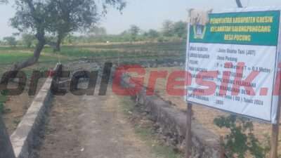 Jalan Usaha Tani Dibangun, Petani Desa Pucung Tersenyum Sumringah