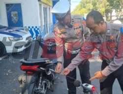 Deteksi Kebisingan Knalpot, Satlantas Polres Gresik Gunakan Sound Level Meter