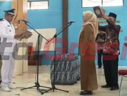 Lantik Kasun Baru, Kades Kepatihan Menganti : Harus Bisa Bersinergi Dengan Perangkat yang Lain