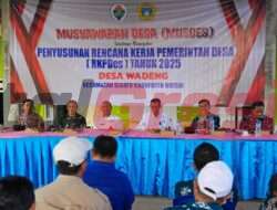 Gelar Musdes RKPDesa Tahun 2025, Pemerintah Desa Wadeng Prioritaskan Peningkatan PADesa