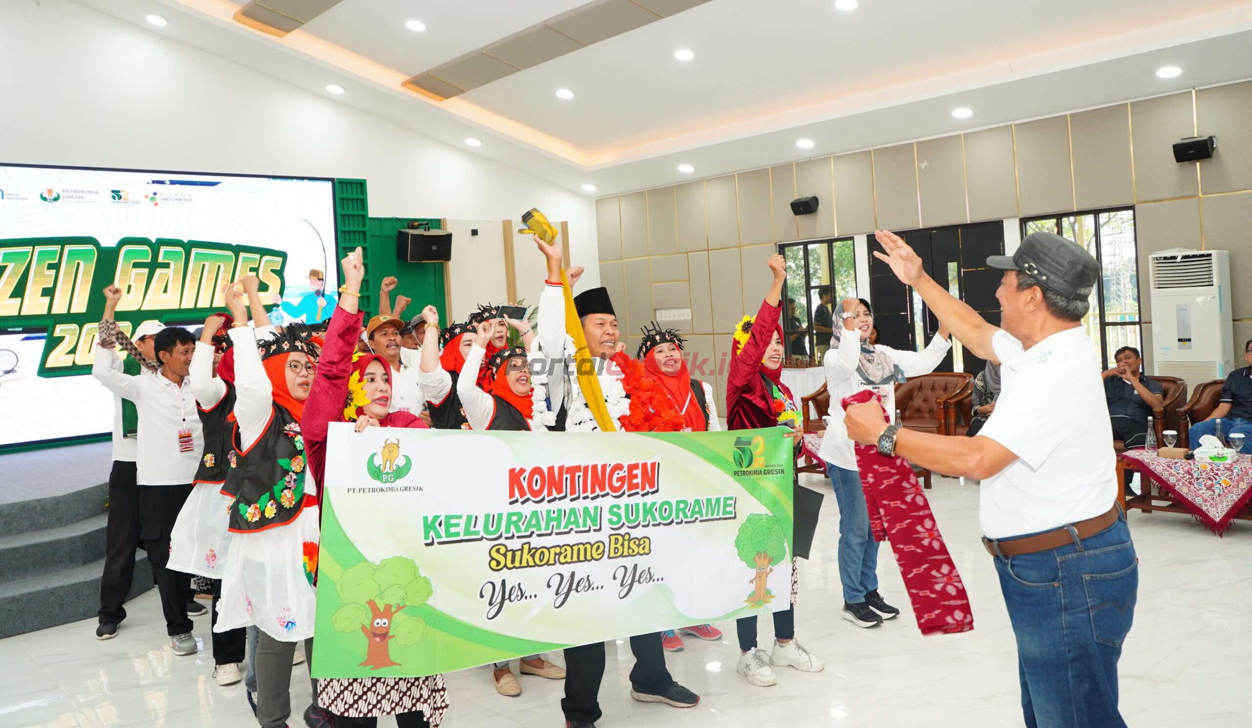 Petrokimia Gresik Gelar Citizen Games untuk Masyarakat Sekitar Perusahaan dalam rangka menyambut HUT ke-79 Kemerdekaan RI di Gresik
