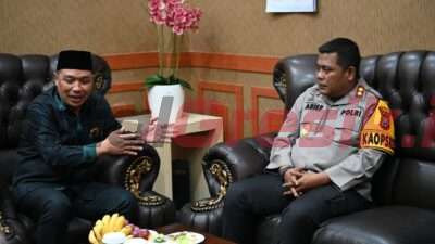 Perkuat Kamtibmas, Kapolres Gresik AKBP Arief Kurniawan Silaturahmi ke DPRD Gresik