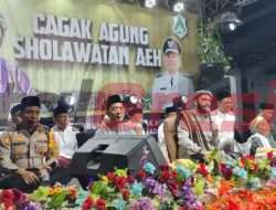 Sambut HUT RI ke 79, Pemerintah Desa Cagak Agung Cerme Gelar Sholawat Bersama