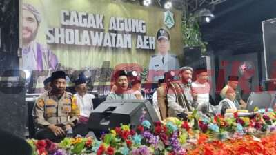 Sambut HUT RI ke 79, Pemerintah Desa Cagak Agung Cerme Gelar Sholawat Bersama