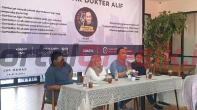 Puluhan pelaku UMKM di Kabupaten Gresik Jawa Timur berkumpul. Mereka sambat berbagai persoalan ke Calon Bupati (Cabup) Asluchul Alif.