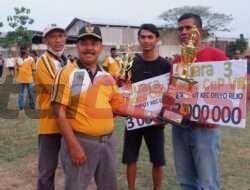 Ini cara Pemerintah Desa Sumput Cari Bibit Pesepakbola, Gelar Turnamen Kades Sumput VIII