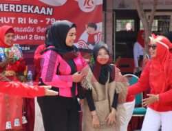 Jalan Sehat Semarakkan HUT RI, Bhayangkari Gresik Ajak Siswa SLB Kemala Bhayangkari Bergerak