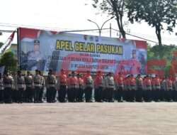 Gelar Pasukan Operasi Mantap Praja Semeru, Polres Gresik Pastikan Pilkada Serentak 2024 Berjalan Aman