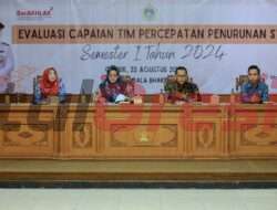 Evaluasi Capaian TPPS Kabupaten Gresik Semester I Tahun 2024, Wabup Ajak Kolaborasi Semua Pihak Tekan Angka Stunting