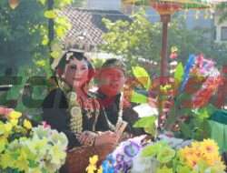 Semangat Kemerdekaan, Kades Domas dan Anggota DPRD Gresik Tampil di Pawai Budaya