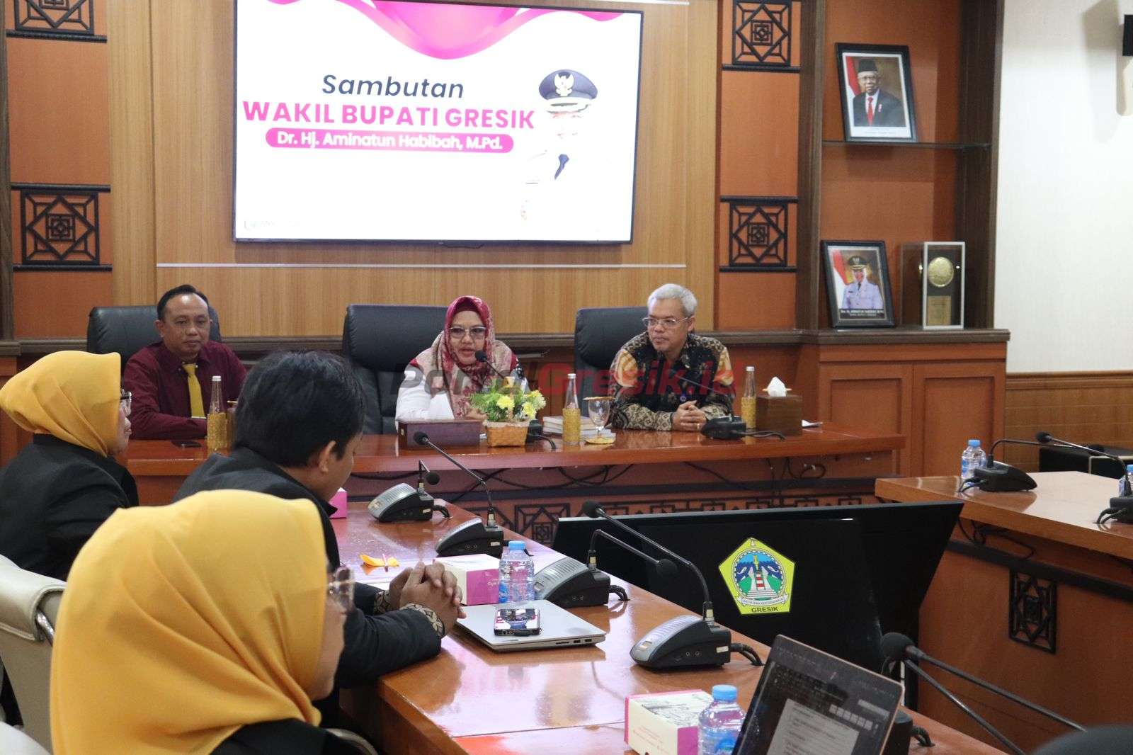 Apresiasi disampaikan Pimpinan Widyaiswara Ahli Utama LAN RI, Dr. Cris Kuntadi saat berkunjung ke Pemkab Gresik, Selasa (27/8/2024).