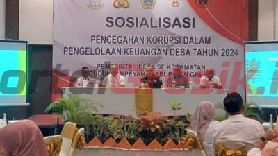 Sosialisasi Pengelolaan Keuangan Desa dan Jurnalistik, AKD Duduksampeyan Gresik Gandeng Instansi APH dan Media