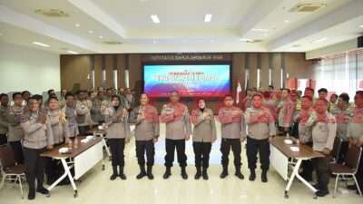 - Polres Gresik saat menggelar Safari Binteknis Bhabinkamtibmas