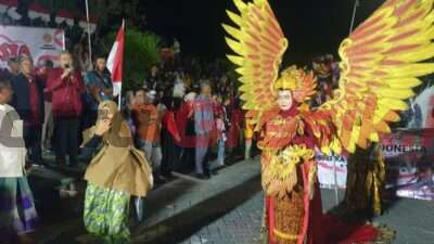 Karnaval Desa Morobakung Berlangsung Meriah, Ada Hanoman hingga Ganesha