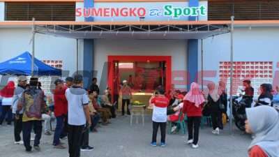 Posisi Strategis, Pemerintah Desa Sumengko Gresik Optimis GOR Serbaguna Mampu Dongkrak PADesa