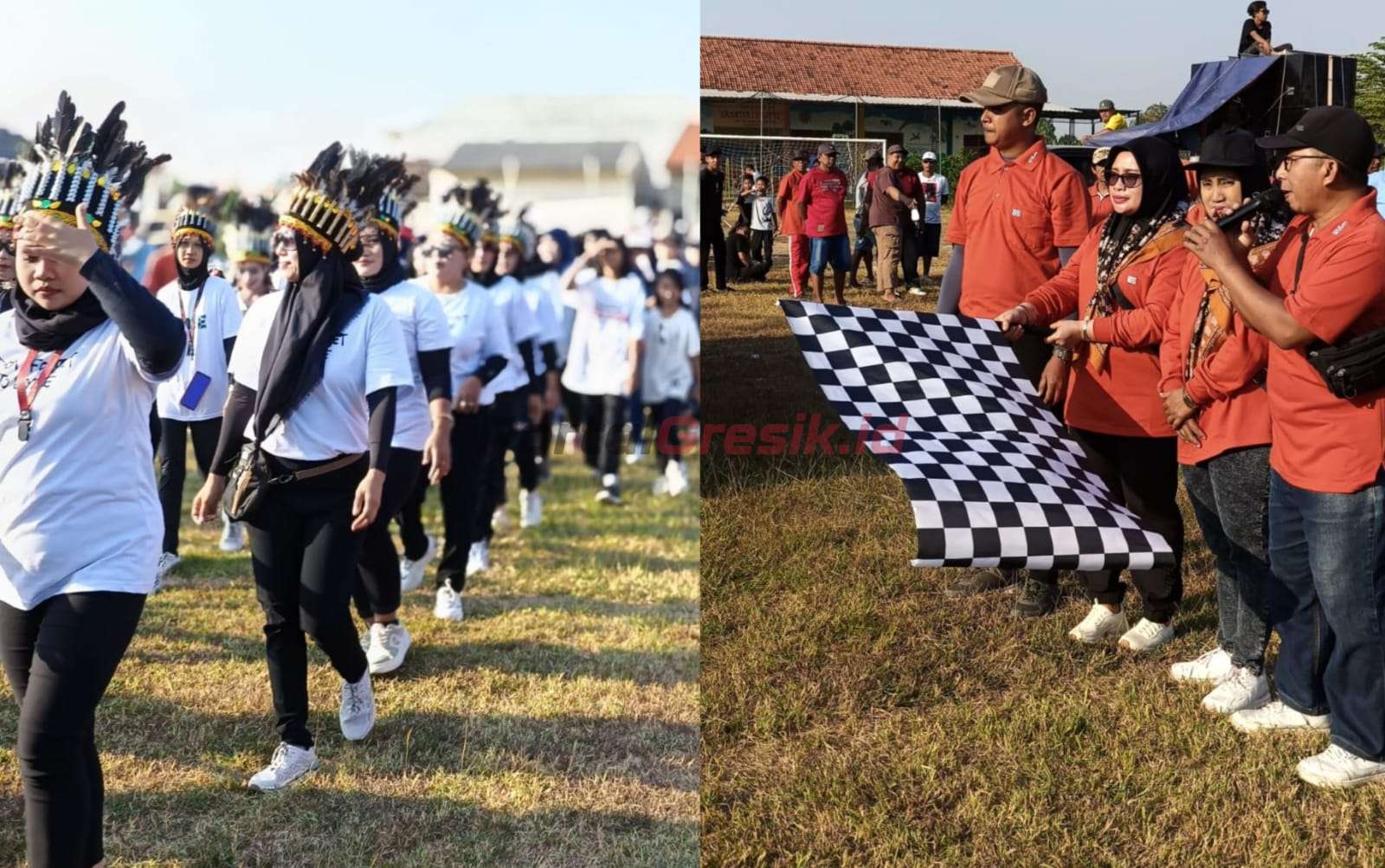 Ribuan Warga Glindah ikuti Jalan Sehat Meriahkan HUT ke 79 Kemerdekaan Republik Indonesia