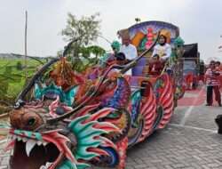 Kenalkan Budaya Nusantara Pada Generasi Muda, Pemdes Wonorejo Balongpanggang Gelar Karnaval Budaya