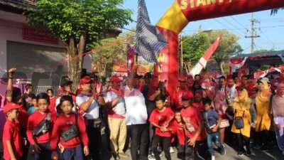 Merasa di Fitnah Dengan Vidio Editan Undian Jalan Sehat, Pemdes Randuagung Minta Perekam Datangi Balai Desa