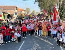 Adakan Jalan Sehat Peringati HUT RI k3 79, Pemdes Belahanrejo Berharap Warga Belahanrejo Terus Kompak dan Jaga Kerukunan