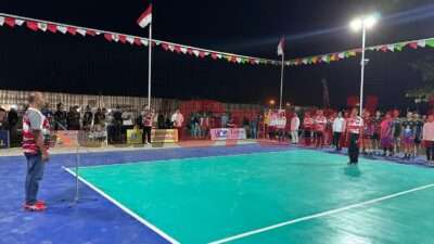 Jaga Hubungan Silaturahmi Antar Desa di Gresik Selatan, Pemdes Mojosarirejo Gelar Turnamen Volly Kepala Desa Cup 2024