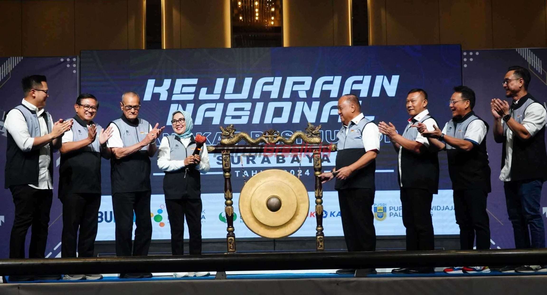 Solusi Agroindustri anggota holding Pupuk Indonesia mendukung Kejuaraan Nasional (Kejurnas) Angkat Besi Junior Usia 18-20 Tahun 2024 yang diselenggarakan Pupuk Indonesia di Surabaya