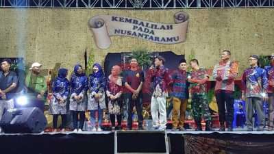 Kirab Budaya Hingga Pagelaran Wayang Campursari Meriahkan Sedekah Bumi Desa Sidowungu Menganti