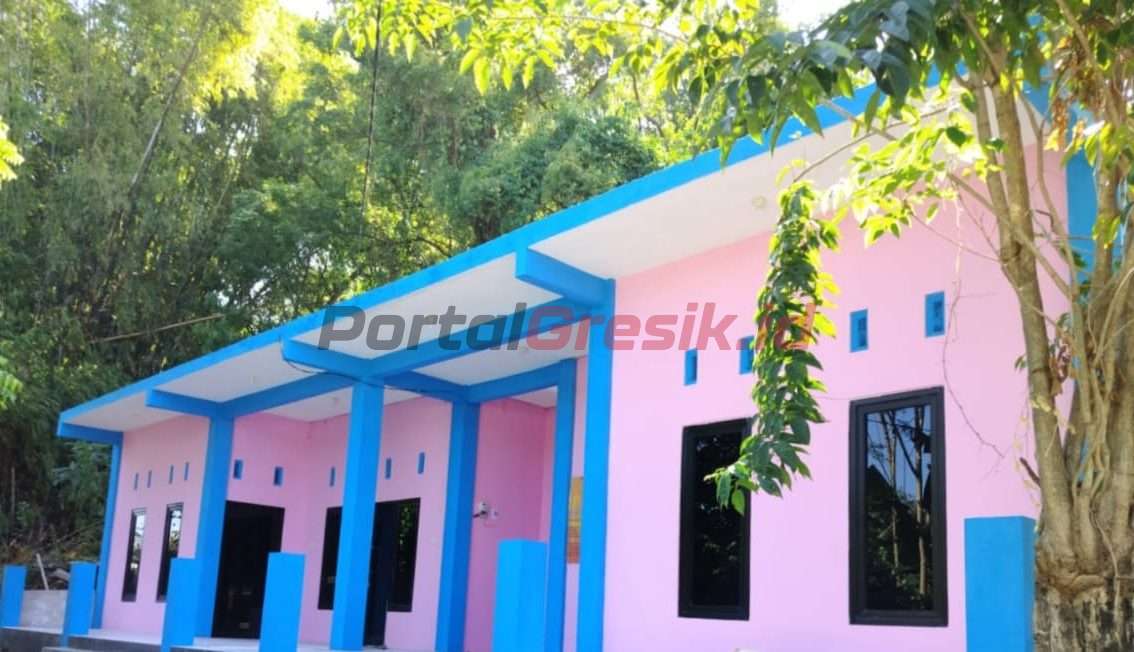 Gedung Paud Permata Bunda yang dibangun Pemdes Giri