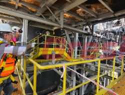 Presiden Direktur PTFI Inspeksi Lokasi Kebakaran di Smelter Gresik