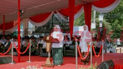 Upacara Hari Santri Berlangsung Khidmat, Bu Min: Hari Santri Bukan Hanya Milik Santri