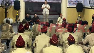 Persatuan Purnawirawan Indonesia Raya (PPIR) saat melakukan konsolidasi dengan Calon Bupati Gresik Asluchul Alif